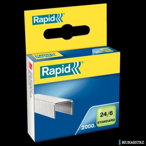Zszywki Rapid Standard 24/6 2M , 2000 szt. Rapid 24858800