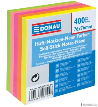 Bloczek samop.76x76 400k 5kol neon 7574001PL-99