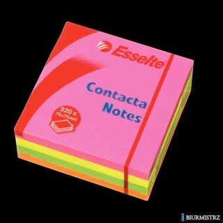 Bloczki samoprzylepne ESSELTE 75x75mm neon 320 kartek 83065