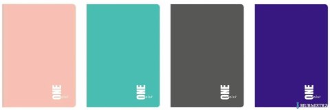 Brulion A4 96k. kratka ONE COLOR 7476 INTERDRUK