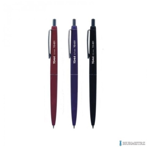 Długopis Asystent 1,0mm bordowy TO-031 TOMA