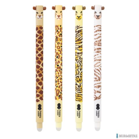 Długopis wymazywalny SAFARI, 0.5mm, niebieski, Happy Color HA 4120 01SA-3