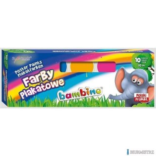 Farby plakatowe BAMBINO 10 kol.20 ml 5008 ST.MAJEWSKI