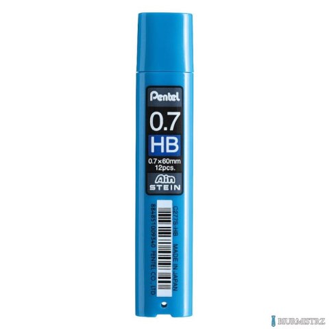 Grafity ołówkowe AIN Stein 0,7mm C277S-HB PENTEL