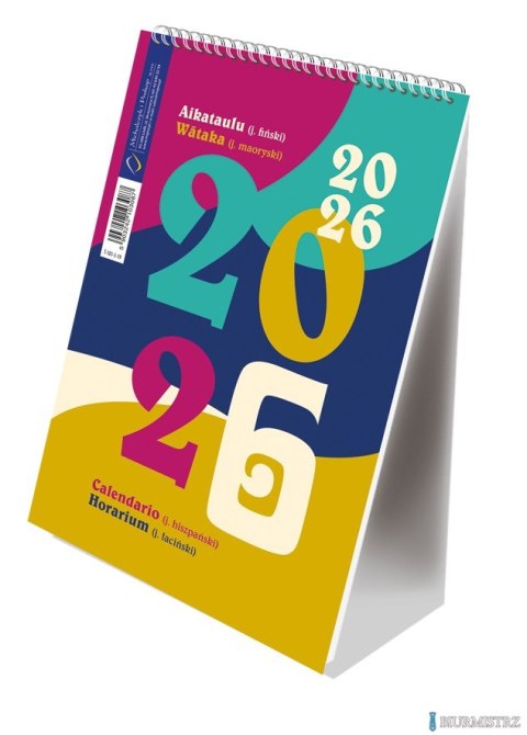 Kalendarz ze spiralką A5 - pionowy 2026 Michalczyk i Prokop T-101-3-19