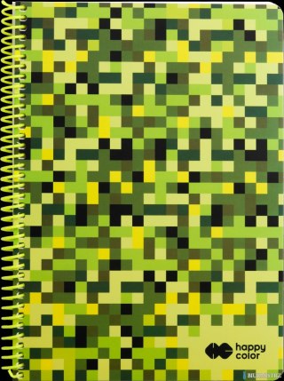 Kołonotatnik PIXI 3, A4, 80k, kratka, 80g/m2, Happy Color HA 4742 2030-PI3