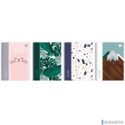 Kołozeszyt A5 100k kratka 70g z perf. PP INTERDRUK