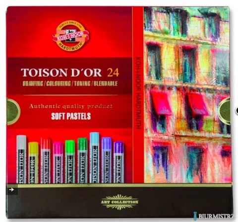 Kredki pastele suche 18kol KOH I NOOR *8513