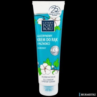 Krem do rąk Cztery Pory Roku glicerynowy z bawełną 130ml