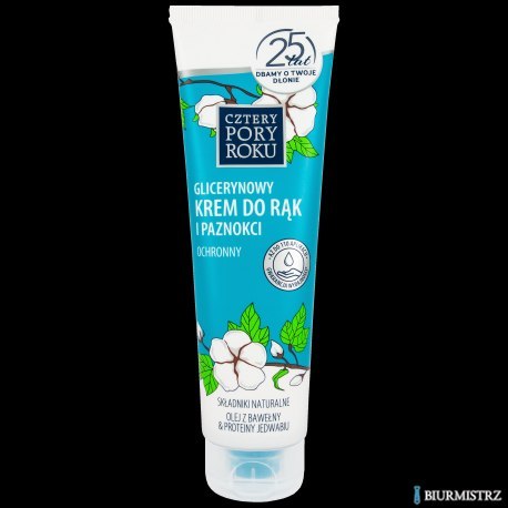 Krem do rąk Cztery Pory Roku glicerynowy z bawełną 130ml