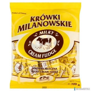 Krówki Milanowskie mleczne 300g ZPC MILANÓWEK
