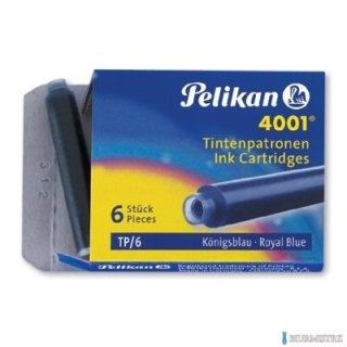 Naboje do piór, krótkie niebieskie 100401545 PELIKAN