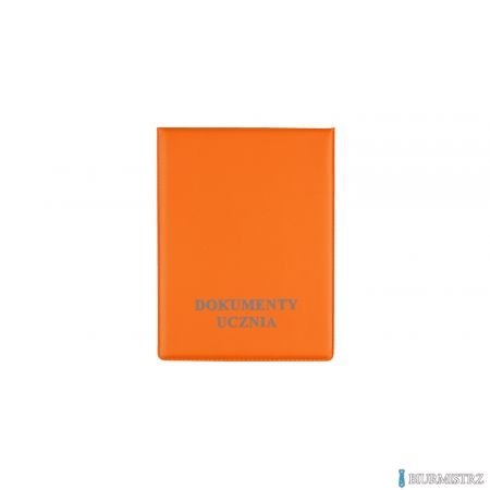 Okładka na dokumenty ucznia pionowa orange KOD-11-04 BIURFOL