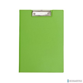 Podkładka Maul A4 z klipsem i okładką, powłoka plastikowa, jasnozielona (23392/54 ML)