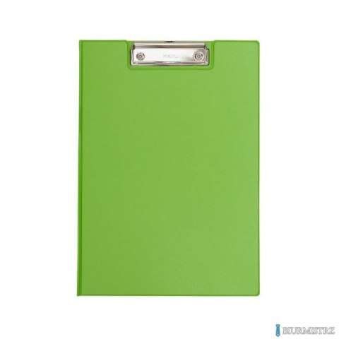 Podkładka Maul A4 z klipsem i okładką, powłoka plastikowa, jasnozielona (23392/54 ML)