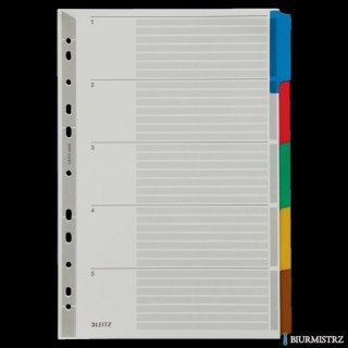 Przekładki z kartonu A4 Leitz, 5 kart 43200000