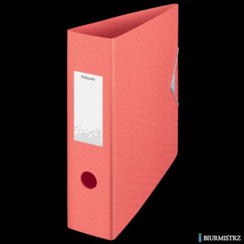Segregator Esselte ColourBreeze, z polyfoamu A4, 82 mm, koralowy 628427