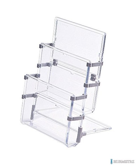 Stojak na ulotki A4 dwie kieszenie 0403-0019-00 PANTA PLAST