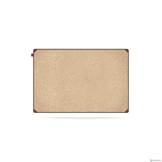 Tablica korkowa MemoBe idea EDGE ALL BLACK, rama aluminiowa czarna, 90x60 cm MITC090060.00.61.51