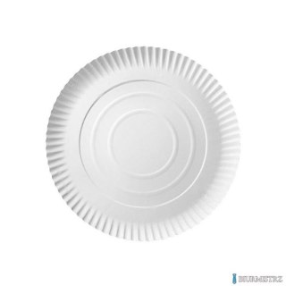 Talerz papierowy biały 26cm op.100szt. 7500226