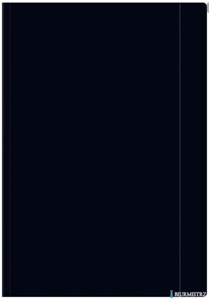 Teczka z gumką A4+ czarna 3051 INTERDRUK