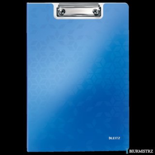 Teczka z klipsem LEITZ WOW niebieski 41990036
