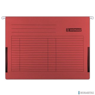 Teczka zaw.A4 czerw z boczkami płóciennymi 7420905-04 DONAU