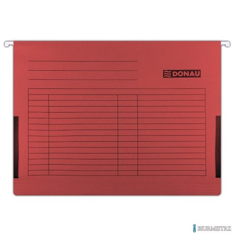 Teczka zaw.A4 czerw z boczkami płóciennymi 7420905-04 DONAU