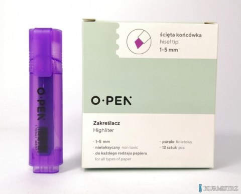 Zakreślacz fioletowy DH106 OPEN