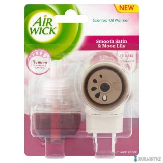 AIR WICK odświeżacz Elektryczny komplet 19ml Księżycowa Lilia Zmysłowa Satyna 18123