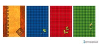 Brulion B5 200k kratka twarda oprawa KRESKA