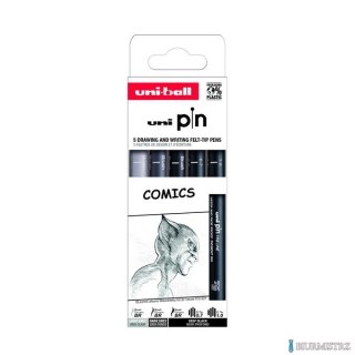 Cienkopis PIN 200, ZESTAW 5 SZT_COMICS