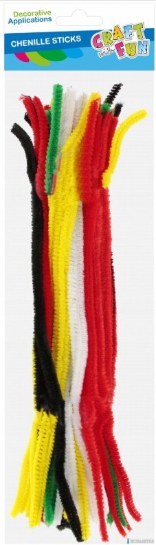 Druciki kreatywne powlekane mix kolorów 50 sztuk 244598/291065