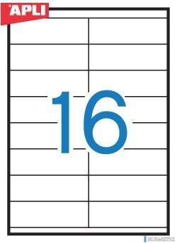 Etykiety 03137 105.0*35.0 (100) permanentne APLI