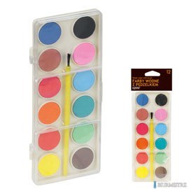 Farby akwarelowe 12 kolorów FIORELLO 170-1551