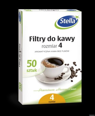 Filtr papierowy do ekspresu rozmiar 4 (50szt.) STELLA