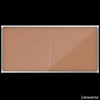 Gablota korkowa Nobo Premium Plus 27xA4 (drzwiczki przesówne) 1915333