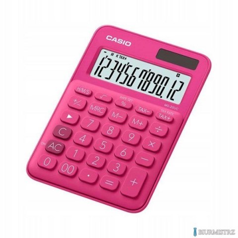 Kalkulator CASIO MS-20UC-RD BOX czerwony