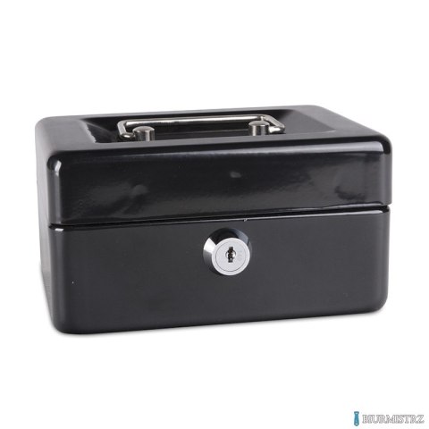 Kasetka na pieniądze czarna DONAU mała 152x115x80mm 5231001PL-01