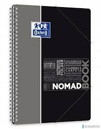Kołonotatnik B5 80 kartek, kratka / tagi, STUDENT NOMADBOOK, OXFORD, 400100861