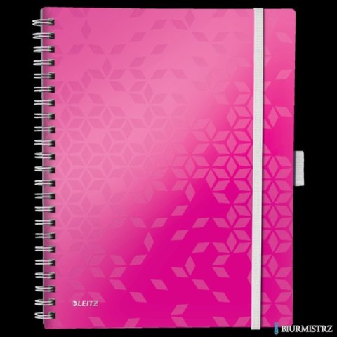 Kołonotatnik Be Mobile LEITZ WOW PP A4 80k różowy 46450023