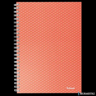 Kołonotatnik ColourBreeze A5, w kratkę, koralowy Esselte 628468