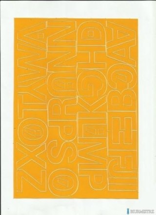 LITERY_ samop.12cm j.żółte ARTDRUK