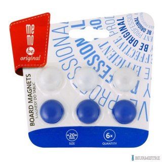 Magnesy MEMOBOARDS do tablic 6szt blister MB20B6 NR MM003-99