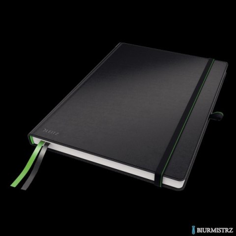 Notatnik LEITZ Complete A4 80k czarny w kratkę 44710095