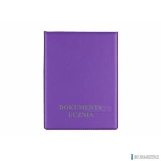 Okładka na dokumenty ucznia pionowa violet KOD-11-05 BIURFOL