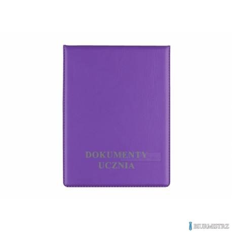 Okładka na dokumenty ucznia pionowa violet KOD-11-05 BIURFOL