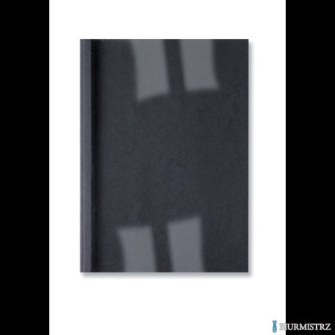 Okładki do bindowania termicznego GBC LeatherGrain, A4, 1,5 mm, czarne , 100 szt., IB451607