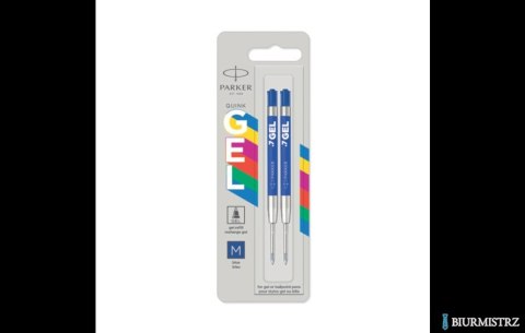 PARKER Wkłady Żelowe Economy czarny (M) - 2 szt. na blistrze 2136231