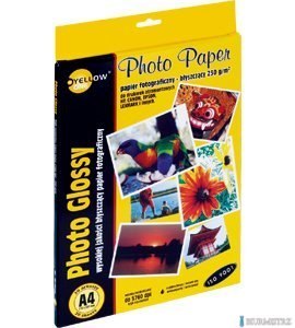 Papier fotograficzny błyszczący 4G230, 230 g/m, A4 20 arkuszy YELLOW ONE 150-1181